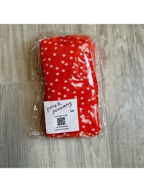June & January Poppy Dot Tights